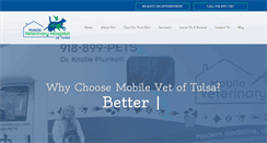 Desktop Screenshot of mobilevetoftulsa.com