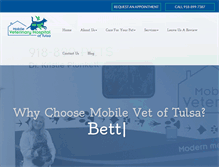 Tablet Screenshot of mobilevetoftulsa.com